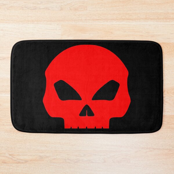 Item preview, Red Death Skull on Black designed and sold by Creepyhollow.