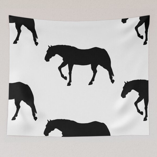 Item preview, Stocky Warmblood Silhouette designed and sold by LuxeHurricane.