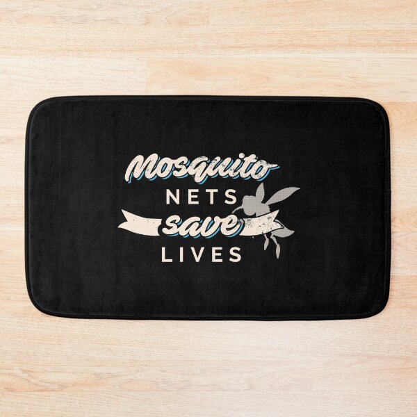 Item preview, Mosquito Nets Save Lives. Anti-malaria design. designed and sold by Gold Wings Tees.