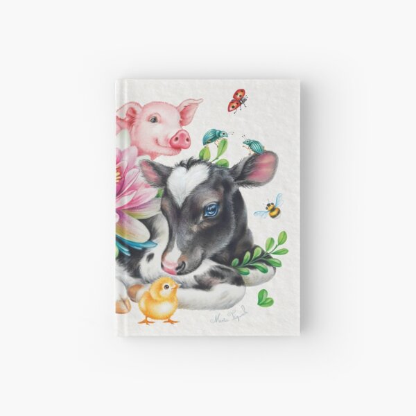 Happy animals by Maria Tiqwah Hardcover Journal