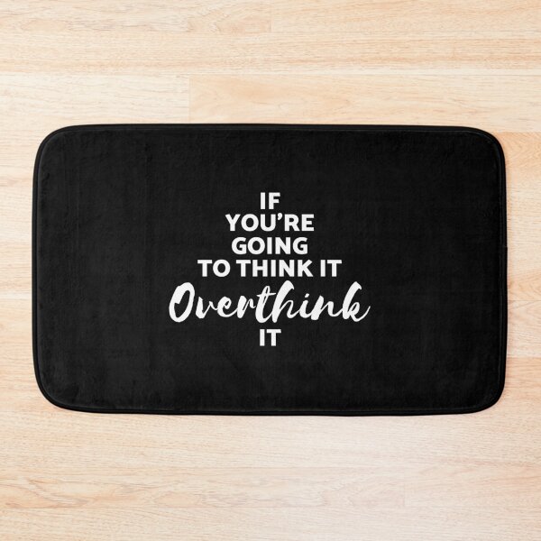 Item preview, Overthink It designed and sold by Gold Wings Tees.