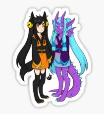 Blaze and Lunar Sticker