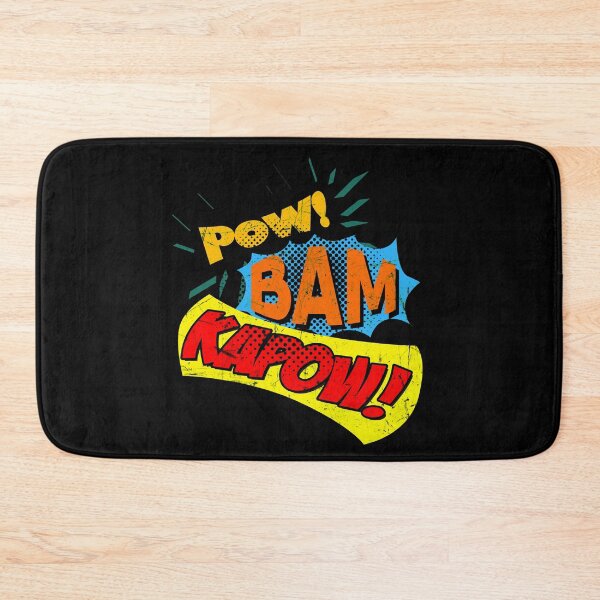 Item preview, Super Hero Comic Book Onomatopoeia. Pow! Bam Kapow! designed and sold by Gold Wings Tees.