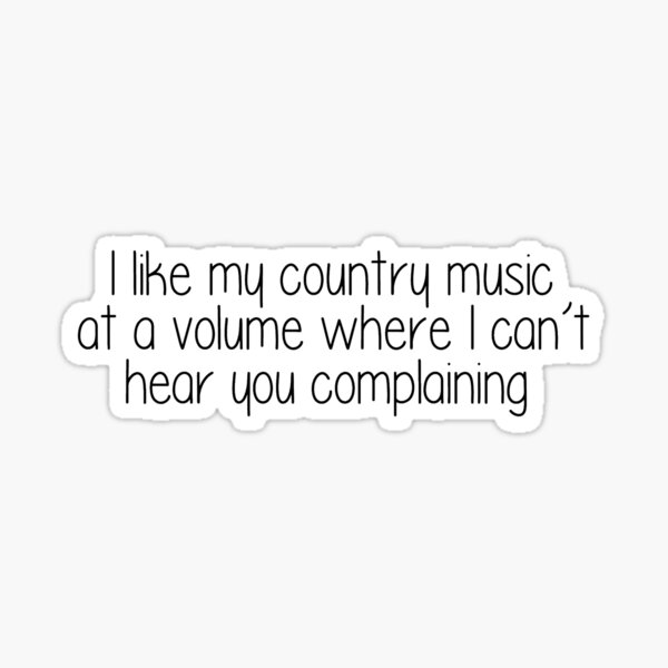 Country Music Sticker