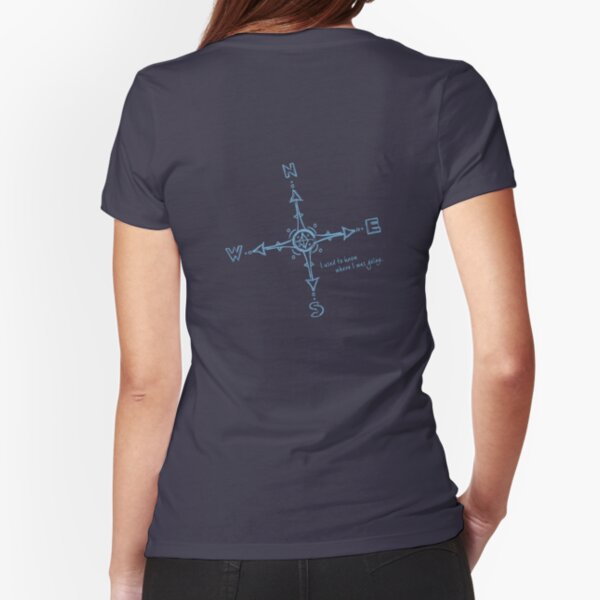 lost in blue Fitted T-Shirt