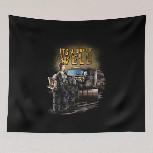 Item preview, Pinup Rat Rod Welder designed and sold by parkie.