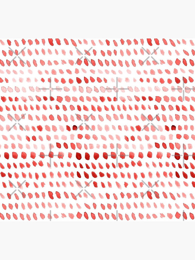 Watercolor Dots - Red by annieparsons