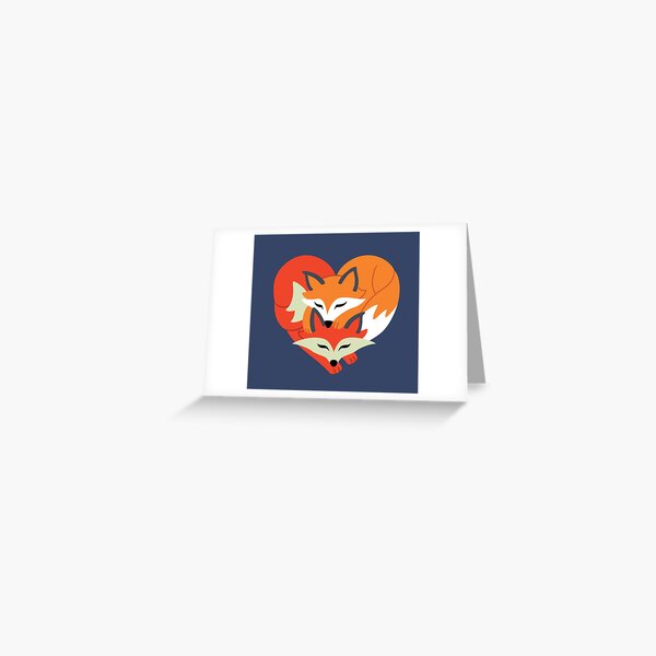 Item preview, Cute Fox Love | Heart Silhouette designed and sold by taylorsmith03.