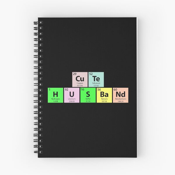 Item preview, Cute Husband Periodic Table designed and sold by Gold Wings Tees.