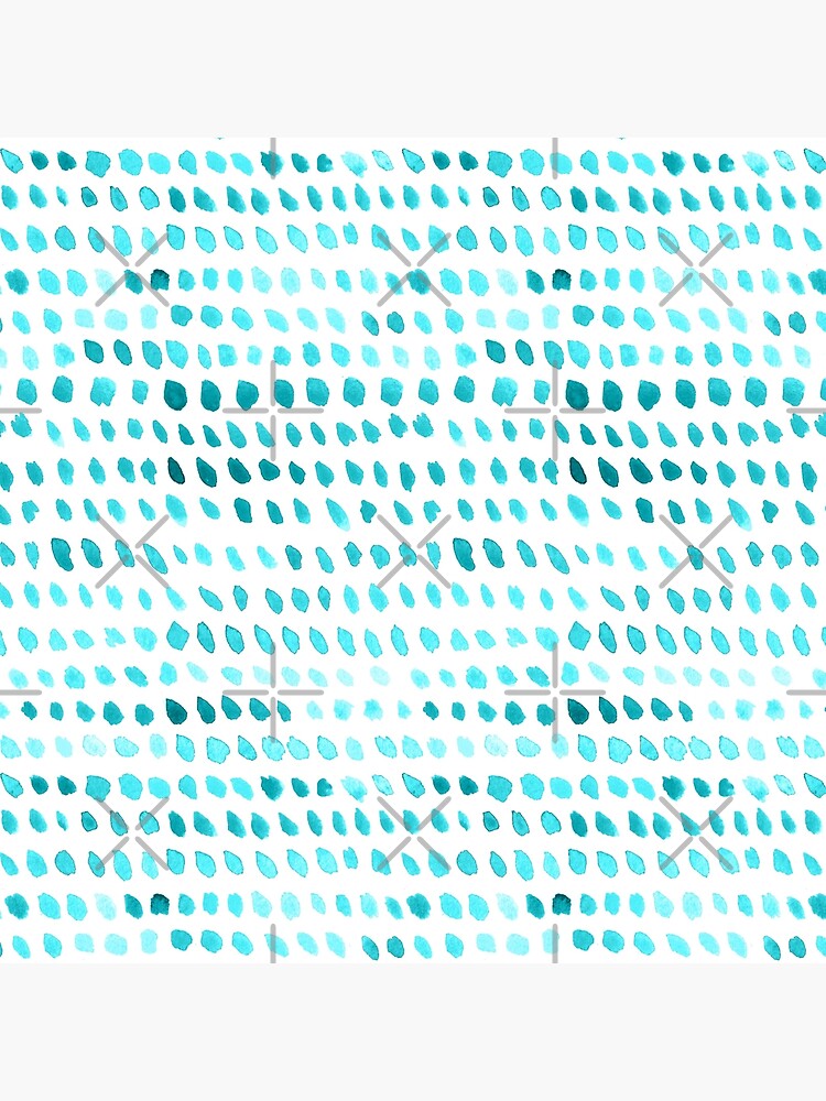 Watercolor Dots - Teal by annieparsons