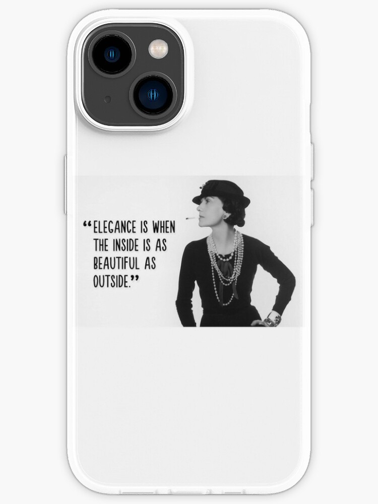 Zorgvuldig lezen Inspectie Kolonisten Coco Chanel " iPhone Case for Sale by Anjali010 | Redbubble