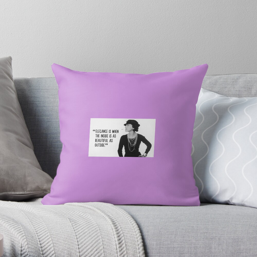 Coco Chanel | Throw Pillow