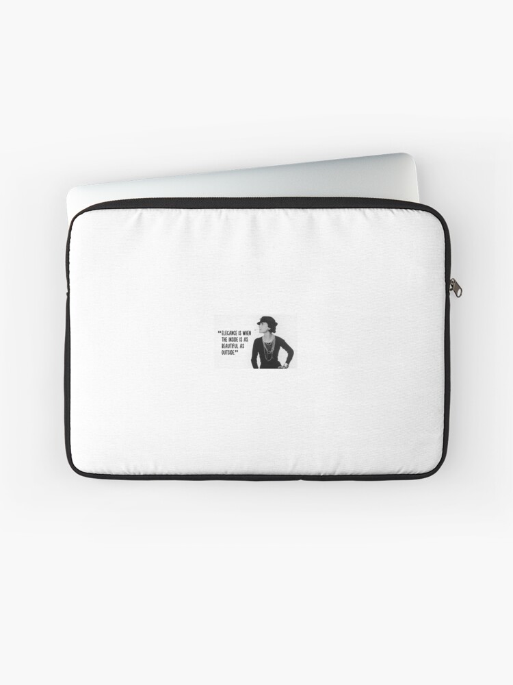 Coco Chanel  Laptop Sleeve for Sale by Anjali010