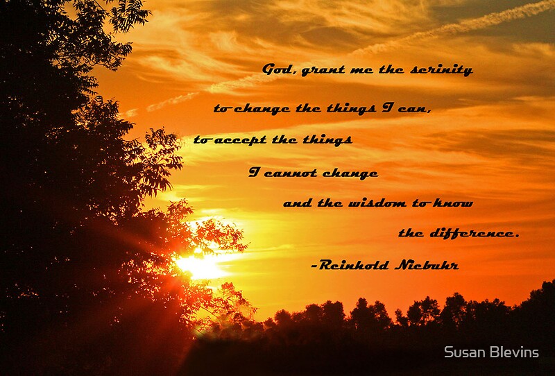 serenity prayer card by susan blevins redbubble