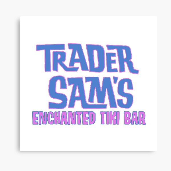 Trader Sam's - Blue Canvas Print