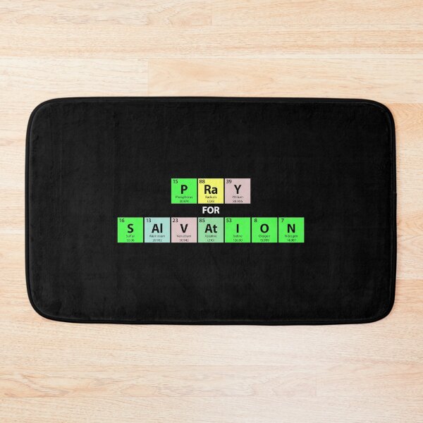 Item preview, Pray for Salvation Periodic Table designed and sold by Gold Wings Tees.
