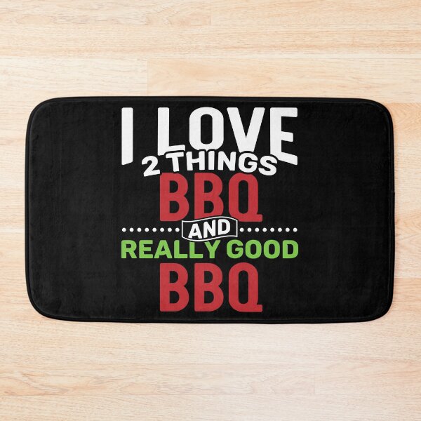 Item preview, I love 2 things BBQ and Really Good BBQ designed and sold by Gold Wings Tees.