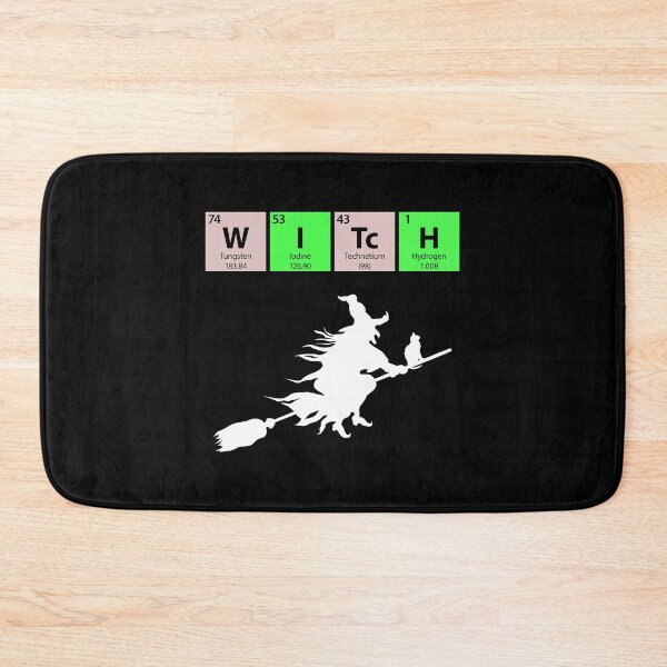 Item preview, Periodic Table Witch with Witch Graphic designed and sold by Gold Wings Tees.