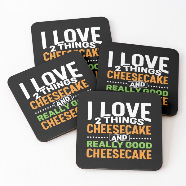 Item preview, I love 2 things Cheesecake and Really Good Cheesecake designed and sold by Gold Wings Tees.