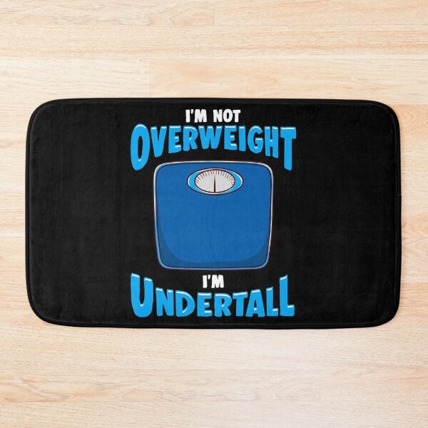 Item preview, I'm not overweight. I'm undertall. designed and sold by Gold Wings Tees.