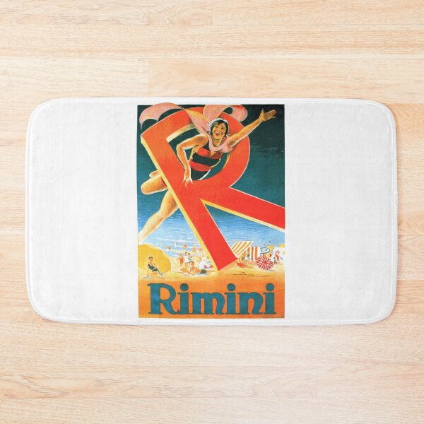 Item preview, Rimini, Italy - Vintage Travel Poster Design designed and sold by Chunga.