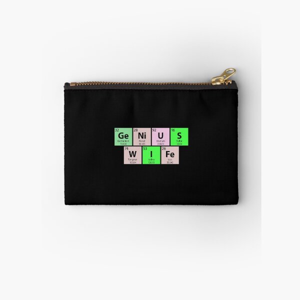 Item preview, Genius Wife Periodic Table designed and sold by Gold Wings Tees.