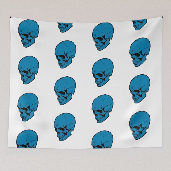 Item preview, Skull- blue designed and sold by Nathan Anderson.