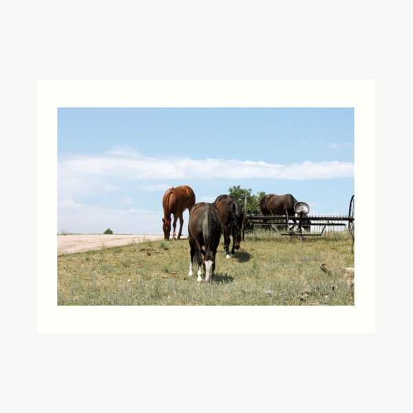 Just Over The Hill Art Print