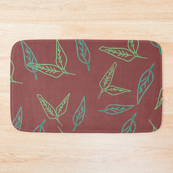 Item preview, Leafy + Burgundy designed and sold by ArtInLifestyle.