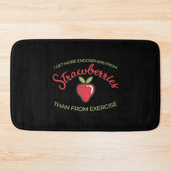 Item preview, I get more endorphins from strawberries than from exercise designed and sold by Gold Wings Tees.