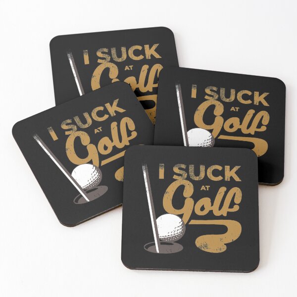 Item preview, I suck at golf. Punishment for losing a bet on a golf game. designed and sold by Gold Wings Tees.