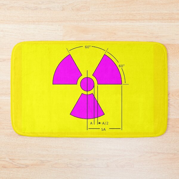 Item preview, Warning Radiation Sign Template designed and sold by Rupert Russell.
