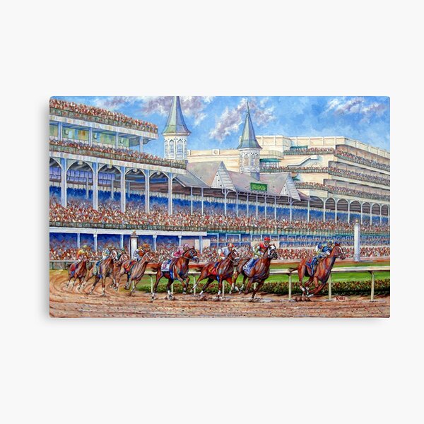 Item preview, The Kentucky Derby - Leading the Field designed and sold by Mike Rabe Art.