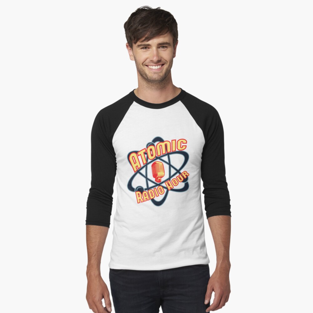 Item preview, Baseball ¾ Sleeve T-Shirt designed and sold by AtomicRadioHour.