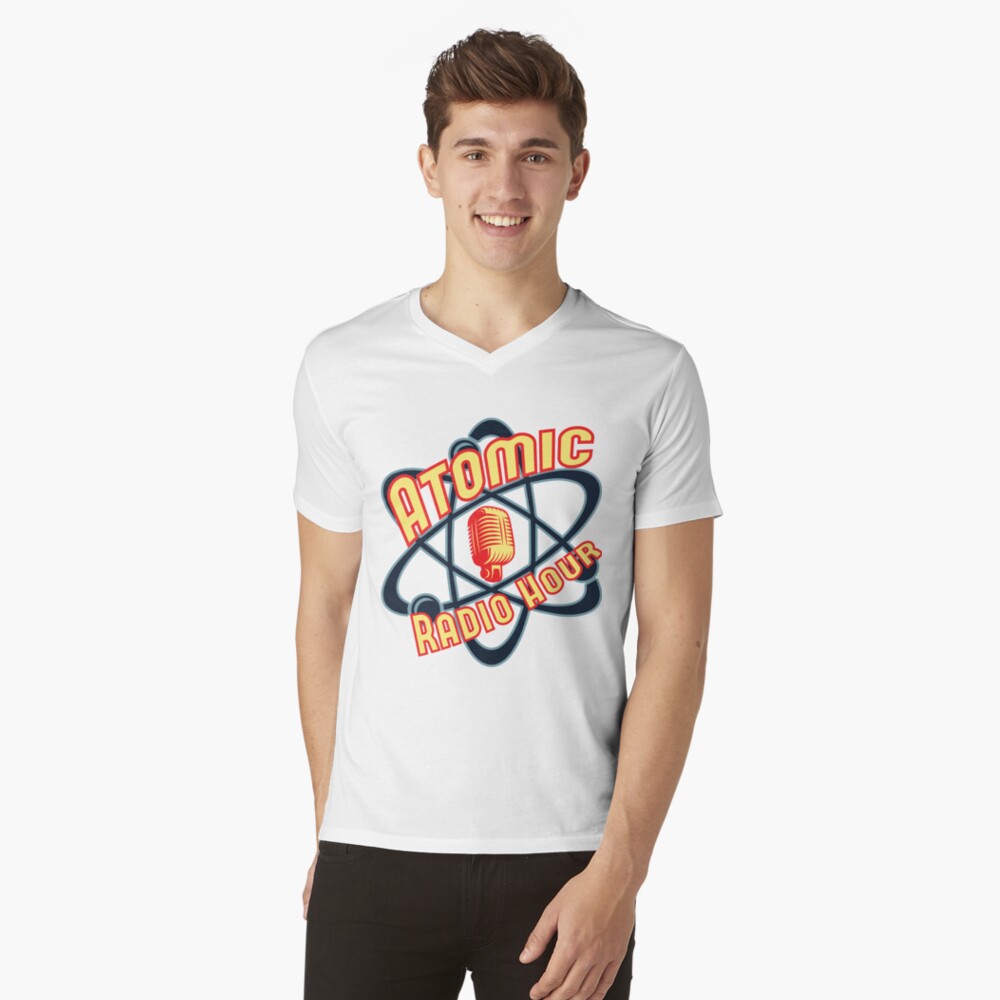 Item preview, V-Neck T-Shirt designed and sold by AtomicRadioHour.