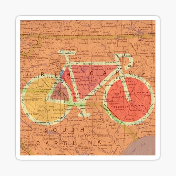 Item preview, bike map designed and sold by Adam Blankenbecler.