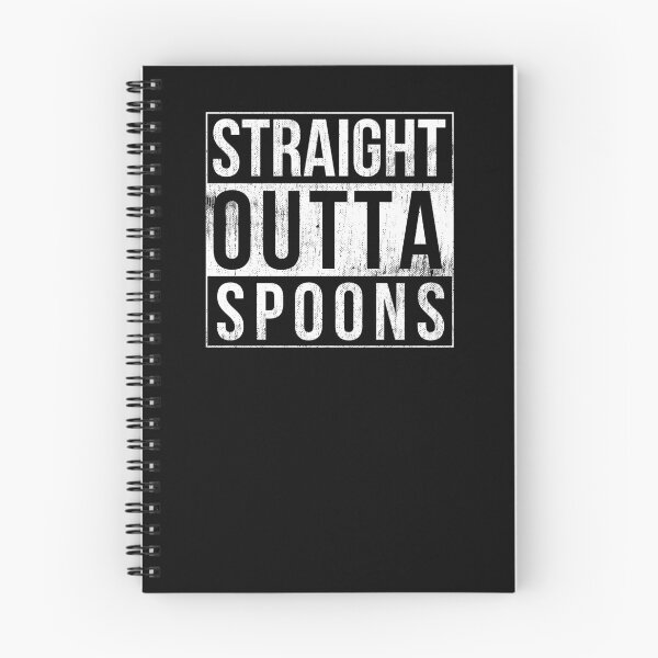 Item preview, Straight Outta Spoons Dysautonomia Awareness designed and sold by kcscreativetees.