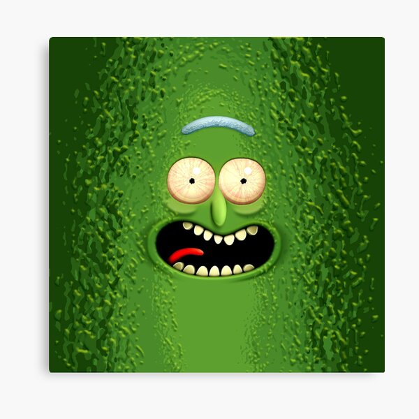 The Incredible Pickle Rick Canvas Print