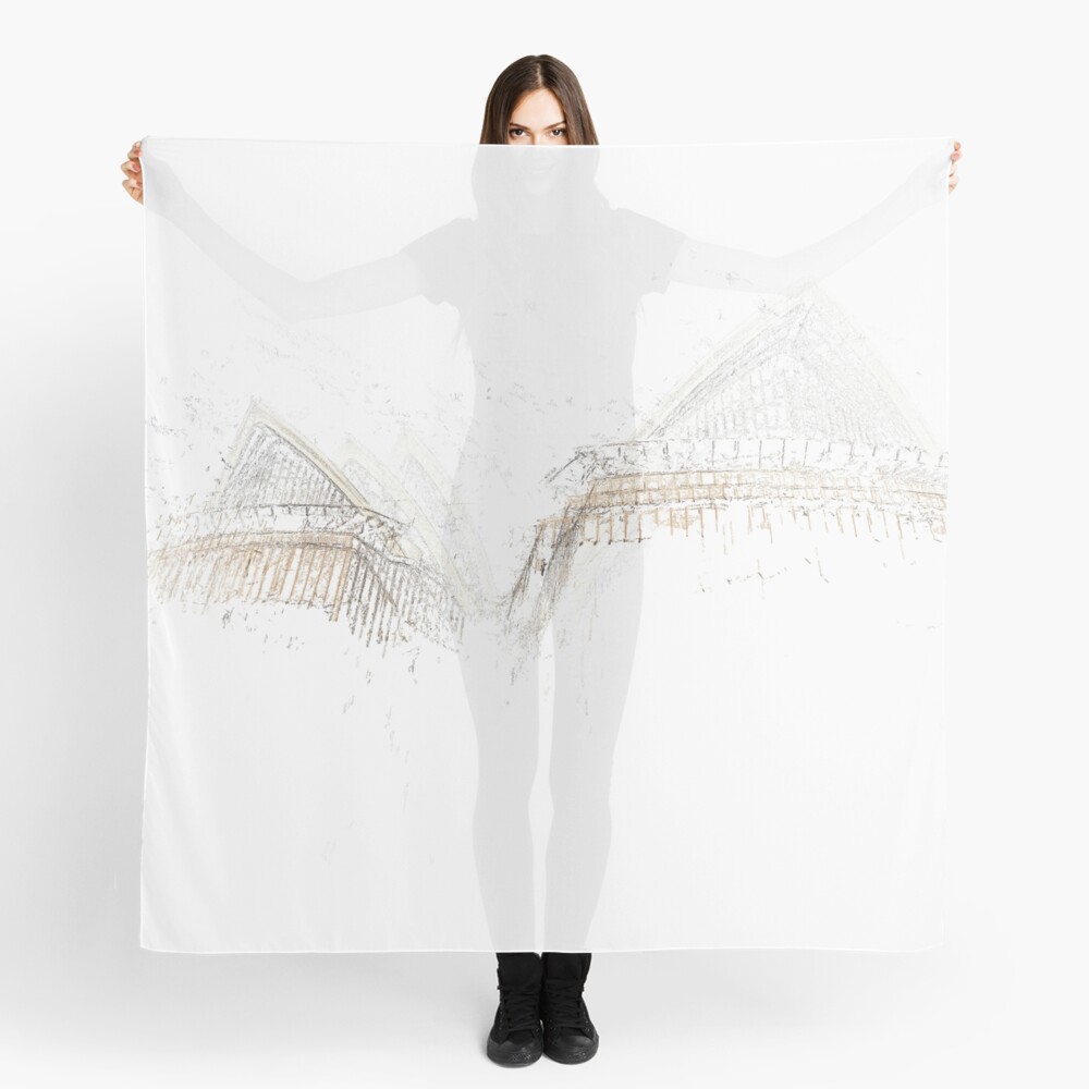 Sydney Opera House 3D model Scarf