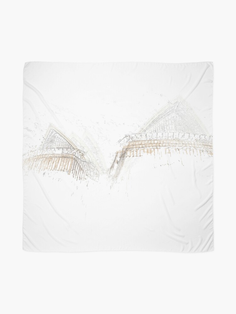 Alternate view of Sydney Opera House 3D model Scarf