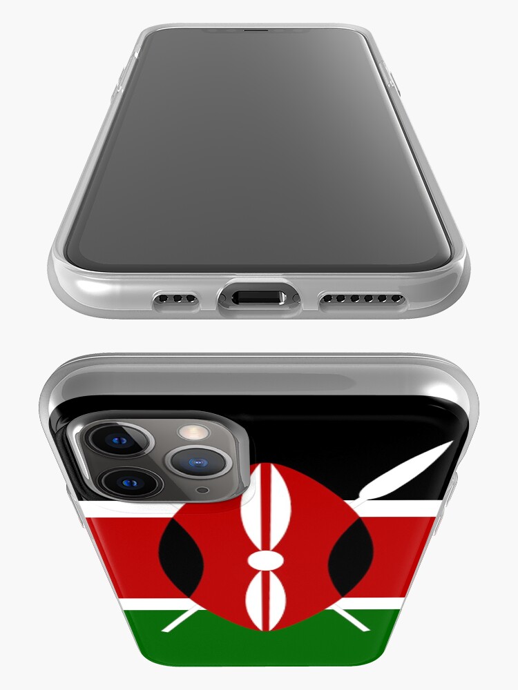 "Kenya Flag TShirt Kenyan Nairobi Sticker" iPhone Case & Cover by