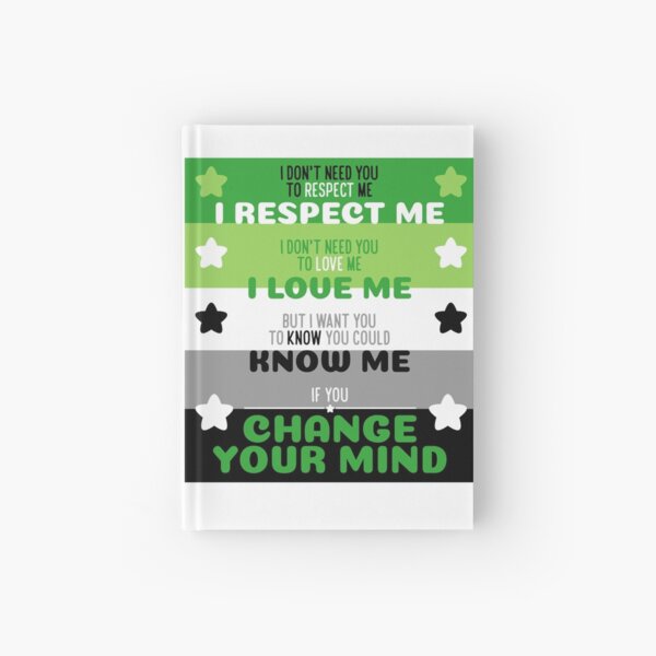 Change Your Mind - Aromantic Pride Variant Hardcover Journal
