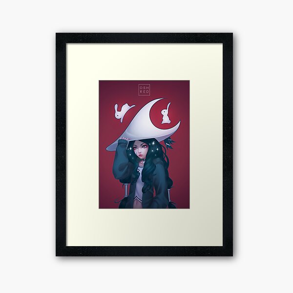 Moon Witch Framed Art Print