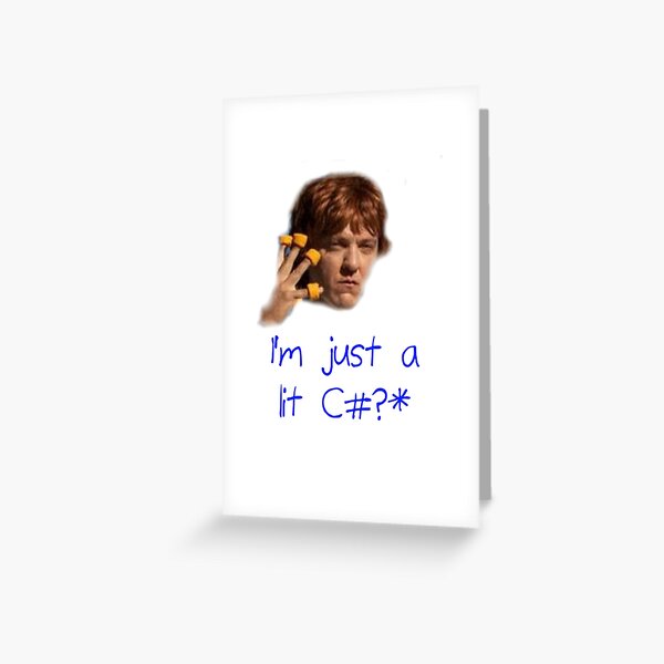 Lunatics Gavin Greeting Card