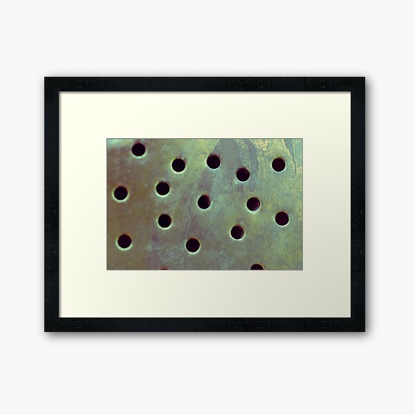 holes Framed Art Print