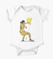 Sam Kerr Corner Flag Celebration Short Sleeve Baby One-Piece