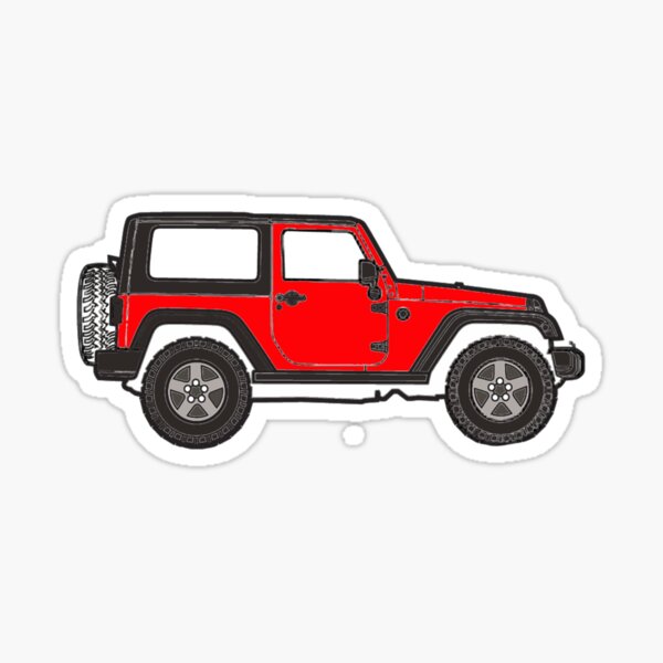 Red Jeep Gifts & Merchandise for Sale | Redbubble