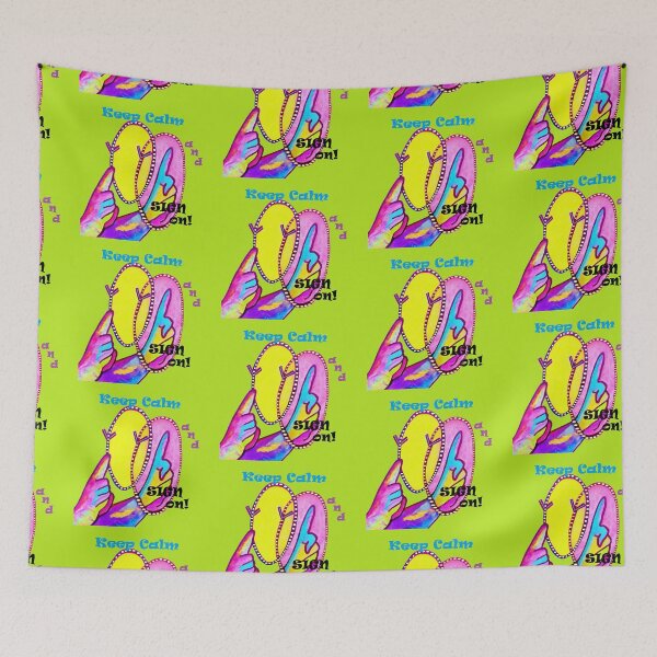 Item preview, Keep Calm and SIGN ON! designed and sold by EloiseArt.