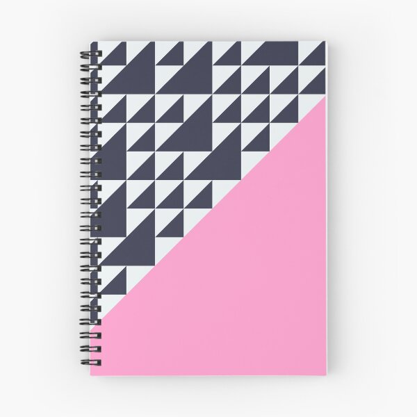 Item preview, pink triangles geometric modern pattern  designed and sold by cluelesspaula.
