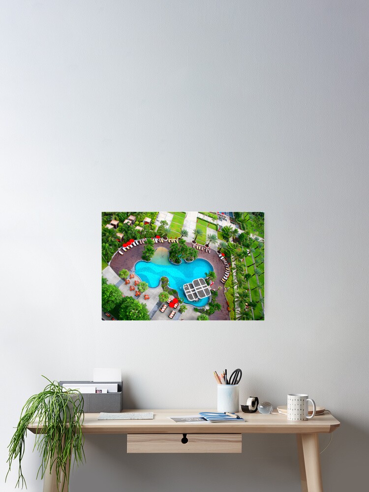 Thumbnail 2 of 3, Poster, Poolside designed and sold by riverboy.